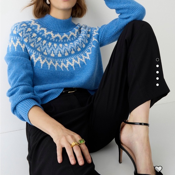 NWOT JCrew Faire isle sweater - Picture 3 of 3